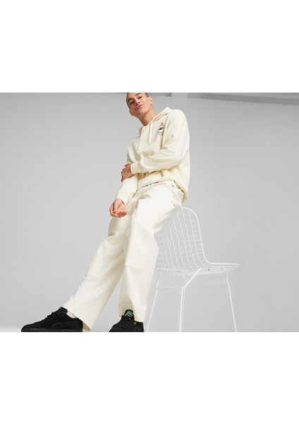 Downtown Double Knee Pants Erkek Günlük Eşofman Altı 62436866 Krem indirimleri