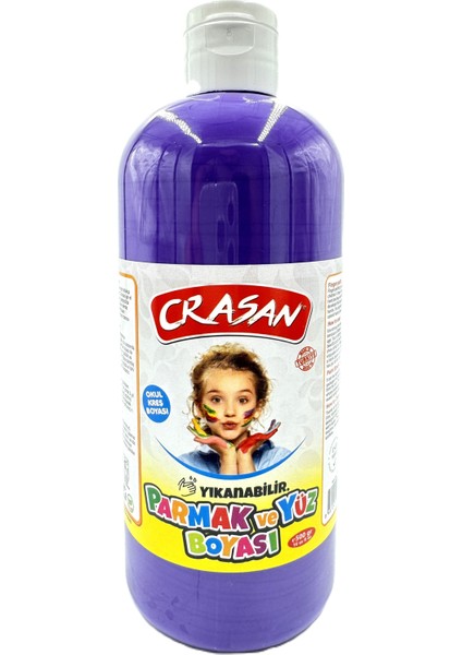 Yıkanabilir Parmak ve Yüz Boyası 500 gr Toksit Içermez Okul Anasınıfı Kreş Su Bazlı Içerik