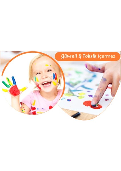 Yıkanabilir Parmak ve Yüz Boyası 500 gr Toksit Içermez Okul Anasınıfı Kreş Su Bazlı Içerik modelleri
