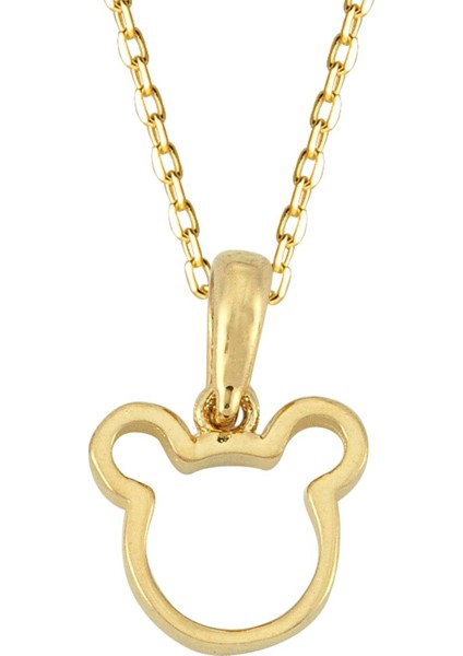 14 Ayar Mickey Mouse Altın Kolye 1,71 gr