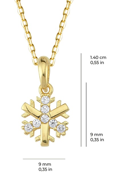 14 Ayar Kar Tanesi Altın Kolye 1,92 gr fiyatları