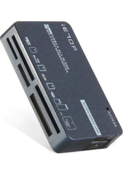 All In One USB Type C 3.0 Profesyonel USB Compact Süper Hızlı Çoklu Flash Kart Okuyucu