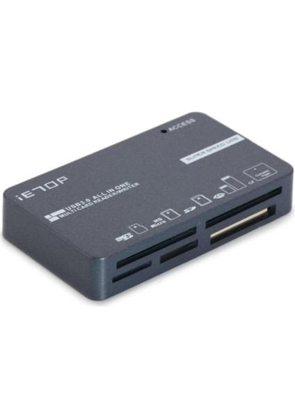 All In One USB Type C 3.0 Profesyonel USB Compact Süper Hızlı Çoklu Flash Kart Okuyucu