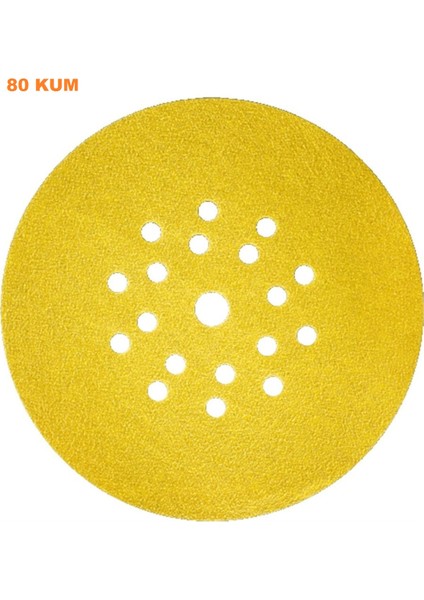 1960 Rexx 225X18 mm 80 Kum Delikli Cırtlı Disk Zımpara (2 Adet) Isviçre Malı