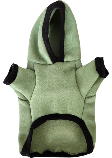 Kedi Köpek Kıyafeti Pati Baskılı Yeşil Sweatshirt fiyatları