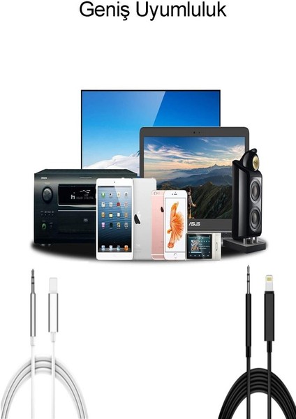 Lightning To 3.5 mm Aux Ses Kablosu