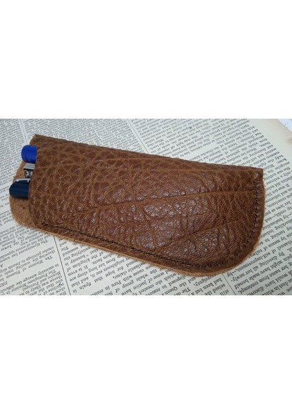 Hakiki Deri El Emeği Özel Kalemleriniz Için Kalemlik Kalem Kutu 17,5 cm 7 cm ( 3-4 Kalem Için ) 20NO modelleri