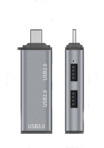 USB Çoklayıcı 2 Adet USB 2.0 1 Adet USB 3.0 To USB 3 In 1 Çoğaltıcı Adaptör