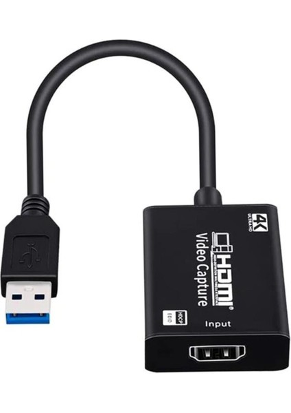 USB 1.1/2.0/3.0 Hdmı 4K Ultra Hd Video Capture Ekran Yakalama Kartı Dönüştürücü Adaptörü