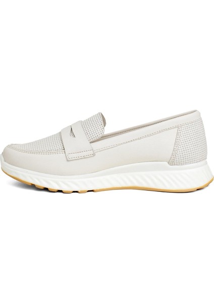 D24YA-3070 Kadın Deri Loafer Ayakkabı modelleri