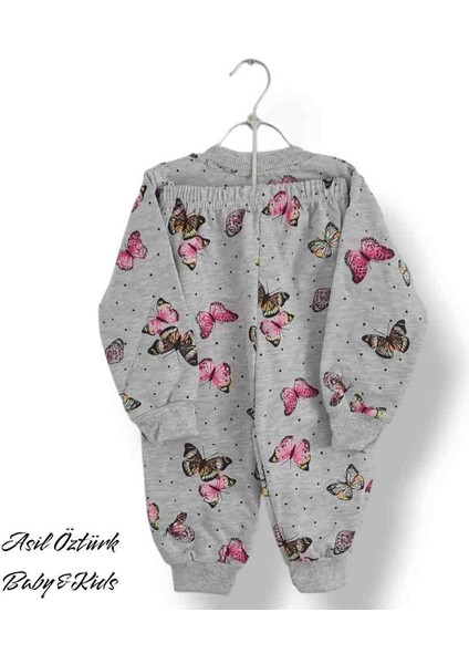 Balam Kız Çocuk Kelebek Alt Üst Eşofman Takımı Pijama fiyatları
