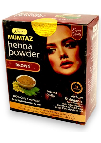 Saç Kınası Kahverengi 6 Lı Paket Brown Henna