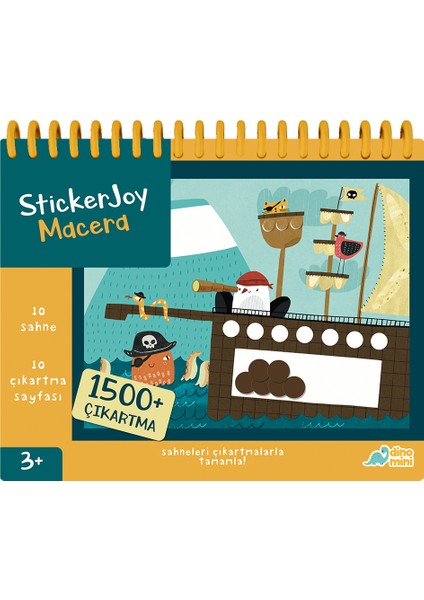 Stickerjoy Macera Sahneyi Çıkartmalarla Tamamla! Çıkartma Kitabı