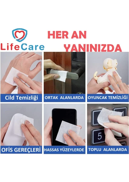 Life Care Alkollü Mendil