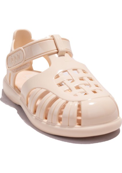 S10311CN Tobby Gloss Bej Ortopedik Günlük Erkek Çocuk Sandalet