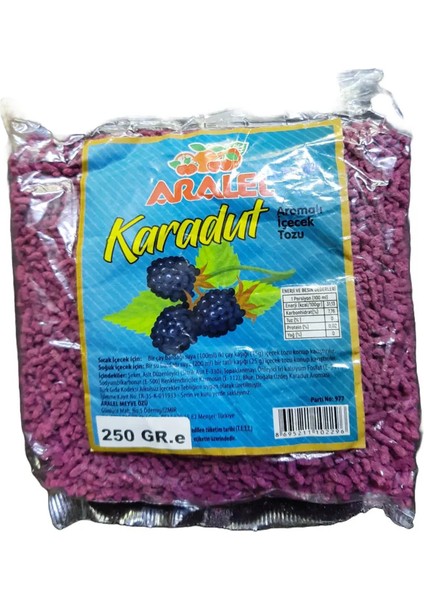 Karadut Aromalı Içecek Oralet 250 gr