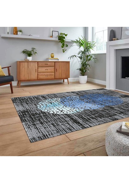 Dijital Baskılı Kaymaz Taban Yıkanabilir Modern Yolluk Mutfak Salon Halısı, V-Modern-01-Antrasit, fiyatları