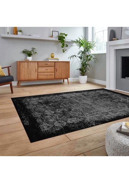 Dijital Baskılı Kaymaz Taban Yıkanabilir Modern Yolluk Mutfak Salon Halısı, V-Modern-04-Gri, fiyatları