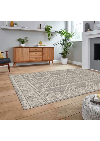 Dijital Baskılı Kaymaz Taban Yıkanabilir Modern Yolluk Mutfak Salon Halısı, V-MODERN-108-BEJ, fiyatları