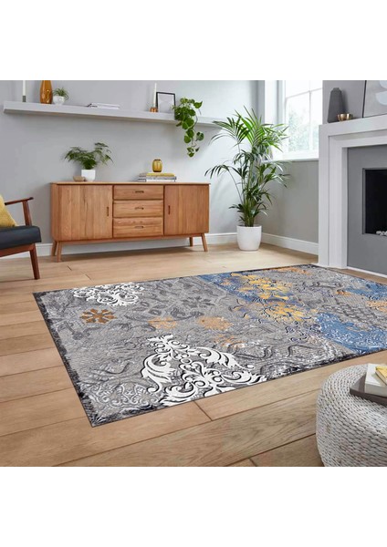 Dijital Baskılı Kaymaz Taban Yıkanabilir Modern Yolluk Mutfak Salon Halısı, V-Modern-15-Renkli, fiyatları