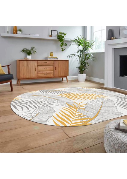 Dijital Baskılı Kaymaz Taban Yıkanabilir Oval Modern Yolluk Salon Halısı, V-O-Modern-98-Gri, fiyatları