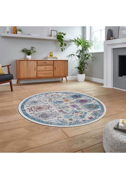 Dijital Baskılı Kaymaz Taban Yıkanabilir Yuvarlak Modern Mutfak Salon Halısı, V-Y-Modern-29-Renkli, fiyatları