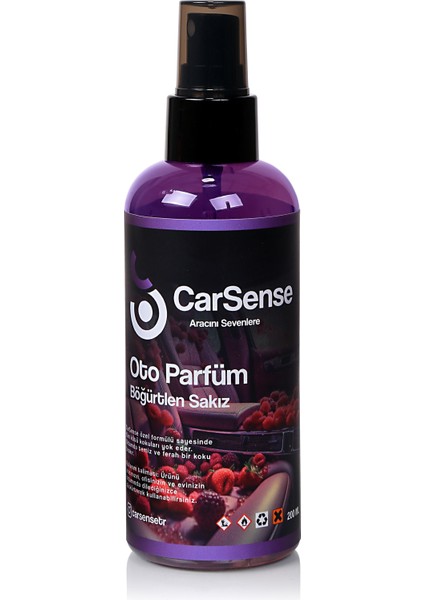 Oto Parfüm Böğürtlen Sakız - Sprey Araç Kokusu 200 ml