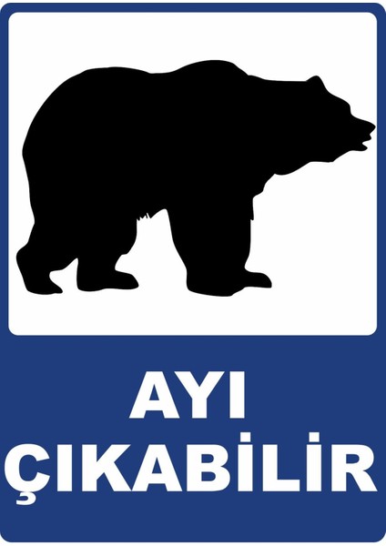 Ayı Çıkabilir Dijital Uv Folyo Baskı Uyarı Etiket Yapıştırma Sticker 25X35