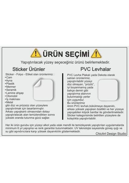 Zile Basınız Pvc Plakalı Uyarı Levhası Dekota Dijital Uv Sticker 12.5X17.5