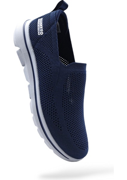 Hafif Tasarım Bağcıksız Fileli Yazlık Lacivert Erkek Spor Ayakkabı HM340737A fiyatları