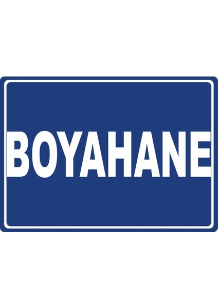 Boyahane #2 Dijital Uv Folyo Baskı Uyarı Etiket Yapıştırma Sticker 35X25
