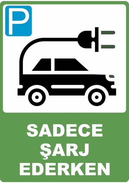 Sadece Şarj Ederken Dijital Uv Folyo Yapışkan Baskı Uyarı Etiket Yapıştırma Sticker 12.5X17.5