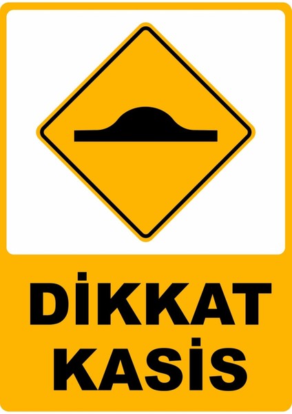 Dikkat Kasis Dijital Uv Folyo Yapışkan Baskı Uyarı Etiket Yapıştırma Sticker 25X35