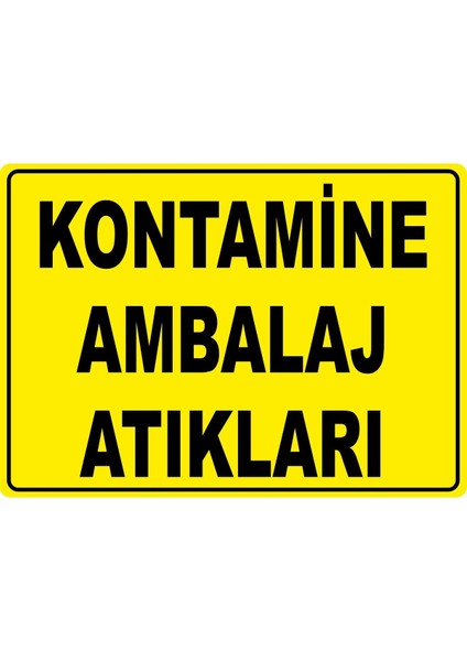 Kontamine Ambalaj Atıkları Dijital Uv Folyo Baskı Etiket Yapıştırma Sticker 35X25