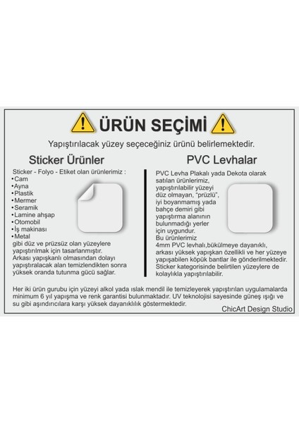 Yerlere Çöp Atmayınız Dijital Uv Folyo Baskı Yapışkanlı Uyarı Etiket Sticker 12.5X17.5