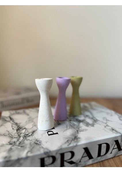 Piyon Sütun Beton Şamdan (Mumlar Dahil Değildir) fiyatları