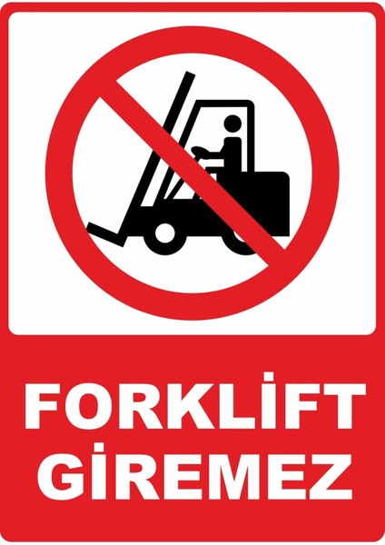 Giremez Dijital Uv Folyo Yapışkanlı Baskı Uyarı Etiket Yapıştırma Sticker 25X35 cm
