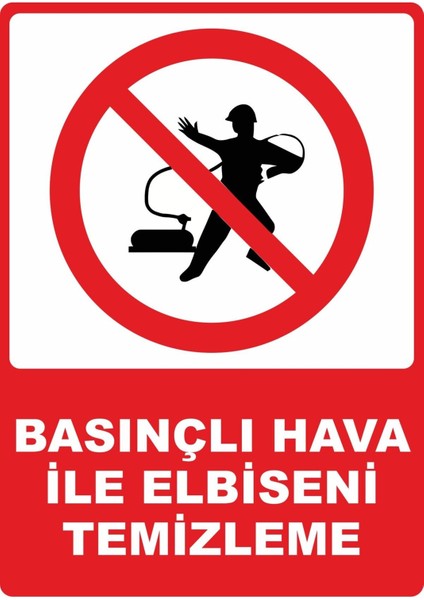 Basınçlı Hava Ile Elbise Temizleme Dijital Uv Folyo Baskı Uyarı Etiket Yapıştırma Sticker 25X35 cm