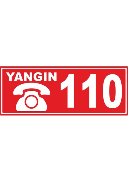 Yangın 110 Dijital Uv Folyo Baskı Etiket Yapıştırma Sticker 165X90