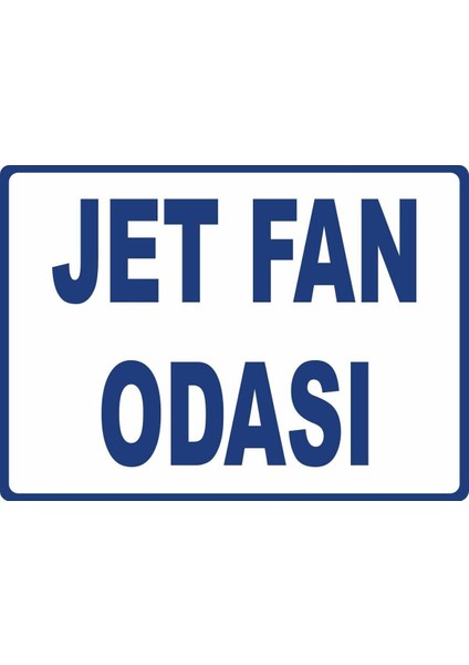 Jet Fan Odası Dijital Uv Folyo Yapışkan Baskı Uyarı Etiket Yapıştırma Sticker 17.5X12.5