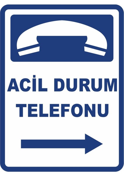 Acil Durum Telefonu Dijital Uv Folyo Yapışkan Baskı Uyarı Etiket Yapıştırma Sticker