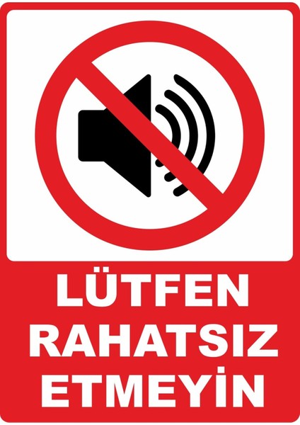 Lütfen Rahatsız Etmeyin Dijital Uv Folyo Yapışkan Baskıuyarı Etiket Yapıştırma Sticker 12.5X17.5