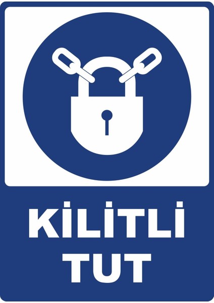 Kilitli Tut Dijital Uv Folyo Yapışkanlı Baskı Uyarı Etiket Yapıştırma Sticker 12.5X17.5 cm