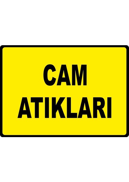 Cam Atıkları Dijital Uv Folyo Baskı Etiket Yapıştırma STICKER17.5X12.5