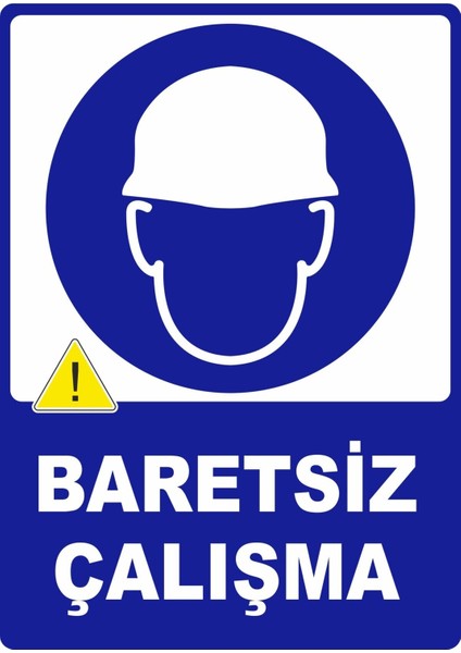 Baretsiz Çalışma Dijital Uv Folyo Baskı Yapışkanlı Uyarı Etiket Yapıştırma Sticker 12.5X17.5 cm