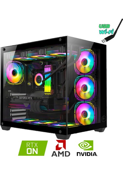 Cool-V4 Ryzen 5 5600 32GB Ddr4 1tb SSD RTX4060 8gb Oyuncu Masaüstü Bilgisayarı