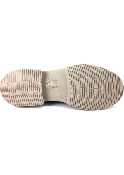 10730 Hakiki Deri Günlük Kadın Ayakkabı-Vizon fırsatları