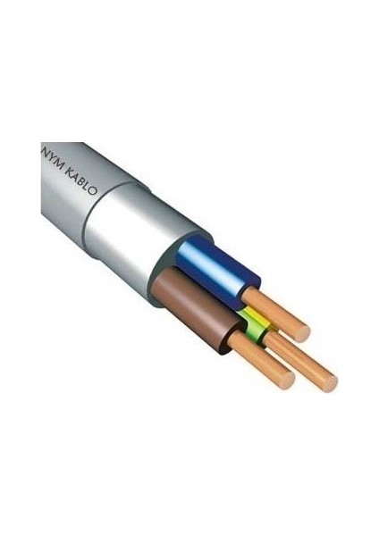 3x1.5 Nym - 15 Metre Tek Damar Antigron Kablo modelleri