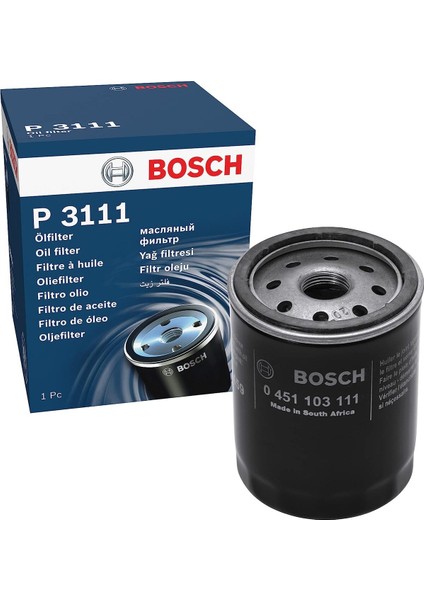 Yağ Filtresi 0451103111 Alfa Romeo 145/146/147/155/156/166/6/GTV Alfa Romeo Spıder