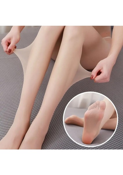 Kaçmaya Ultra Dayanıklı 30D, Orta Kalın ,x/xxl Push Up , Butterfly Külotlu Çorap